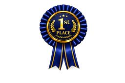 1st prize badge