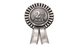2nd prize badge